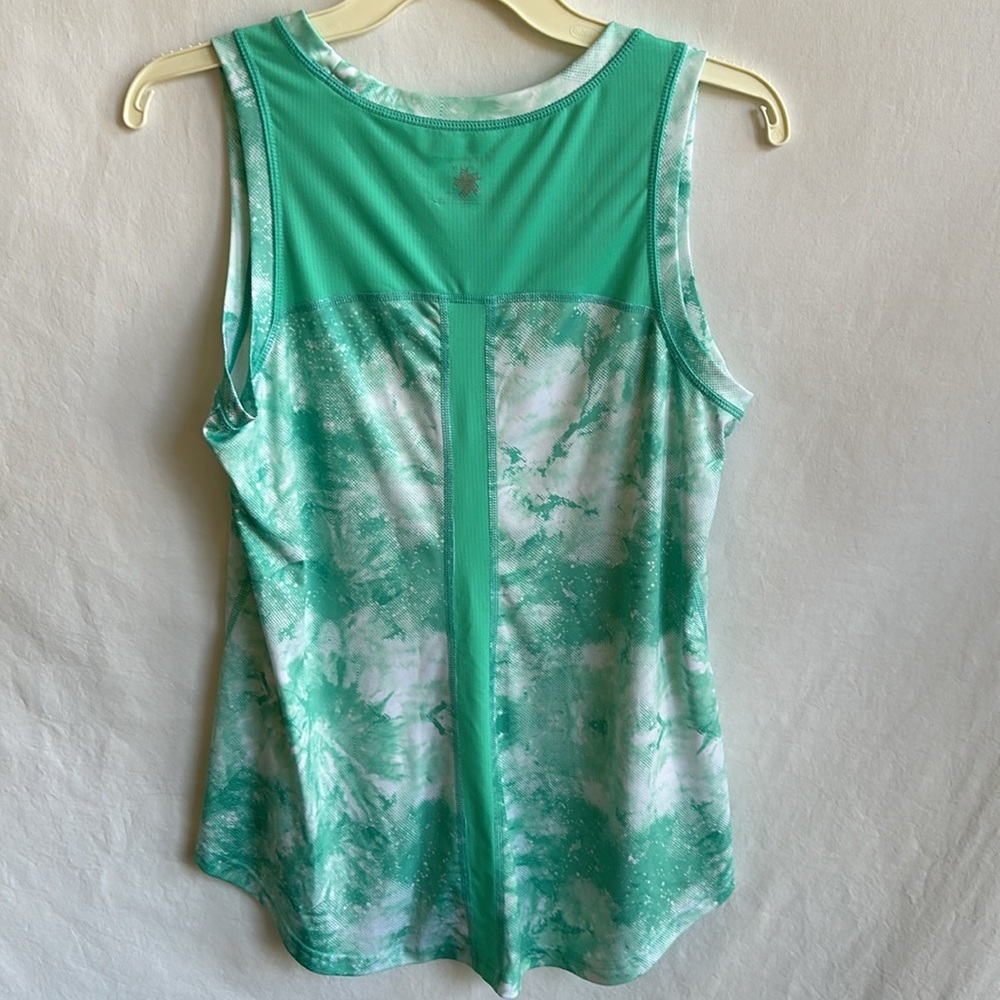Tek Gear Drytek green and white athletic tank, size M - Picture 6 of 8